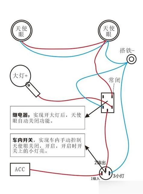 电动车大灯接线图详解