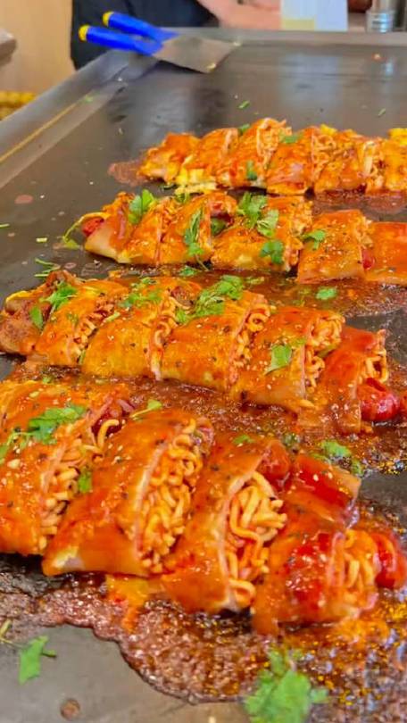 网红烤冷面