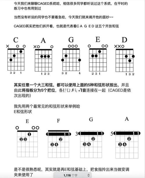 吉他万能和弦截图2
