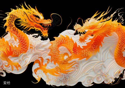 橘色的龙