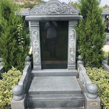 农村青石坟墓图样