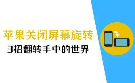 苹果手机怎么才能让屏幕不旋转截图3