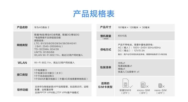 华为4g路由器2说明书