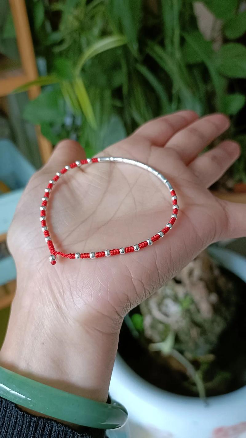银珠子手链的编法大全