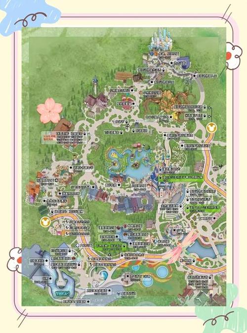 迪士尼一日游攻略地图