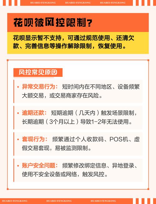 花呗为什么会风控