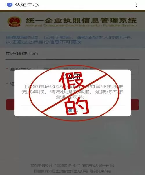 营业执照未年审